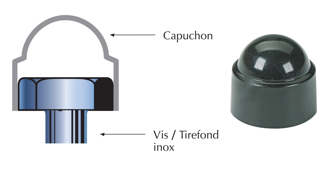 Capuchons cache vis adhésif couleur hêtre par 100 - Perffixe Tools