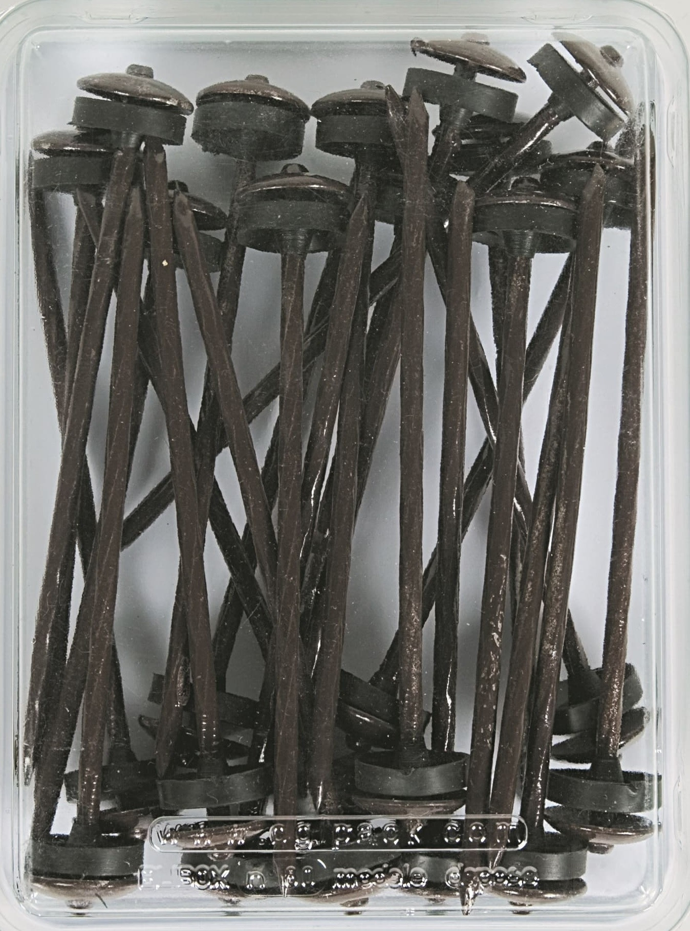 Pointes torsadées laquées pour fixation de tuile de faitage