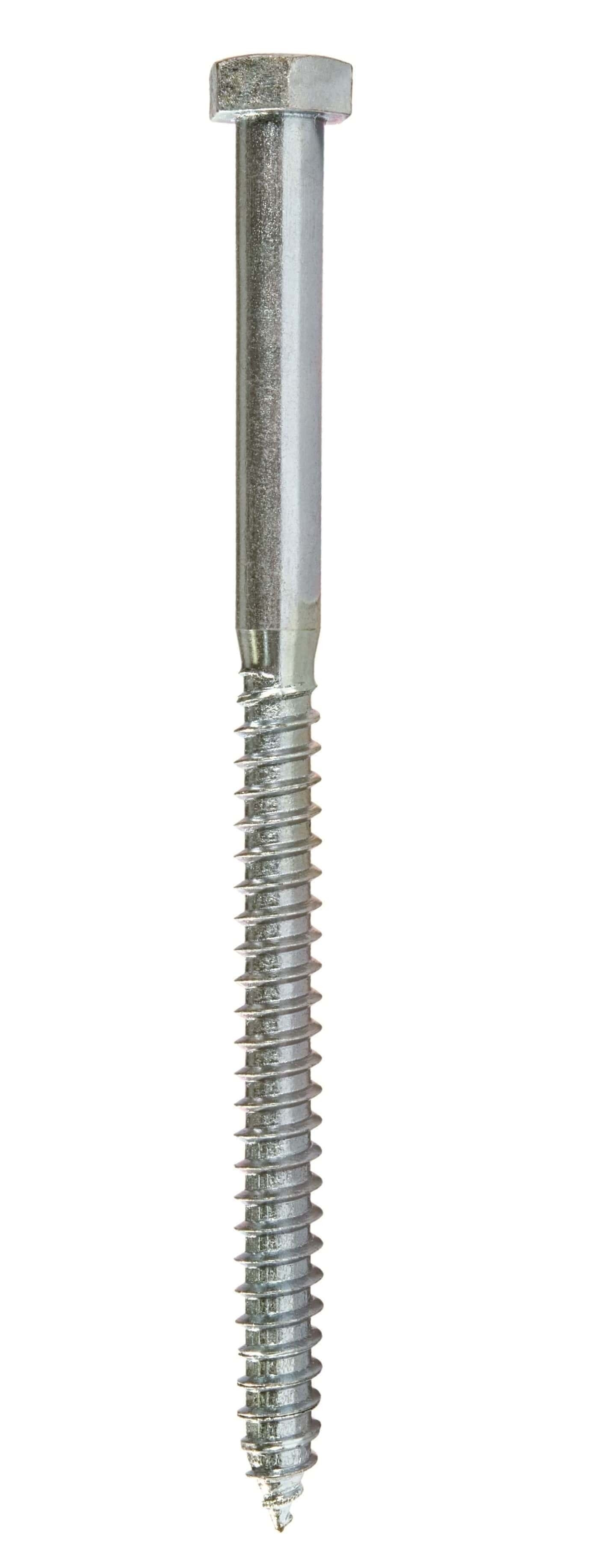 50 Tirefonds Bois Tête Hexagonale 10 x 100 mm - DIN 571