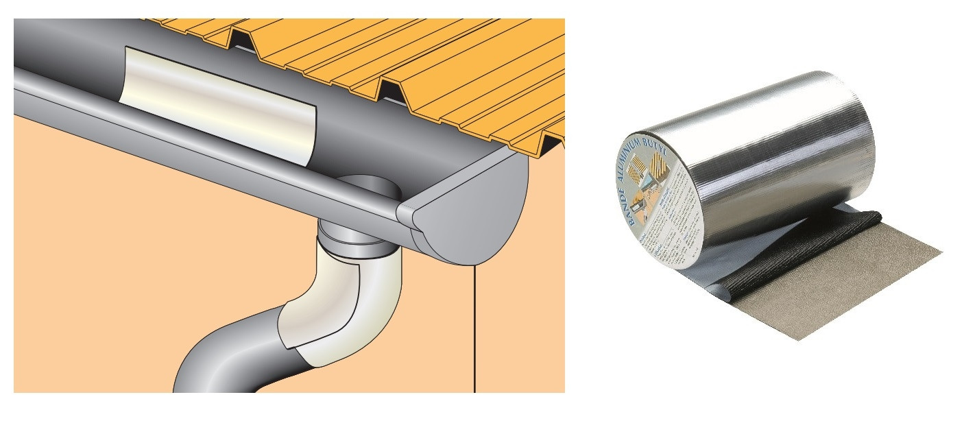 Bande aluminium fenoflash autocollante - Accessoires Couvertures et  Bardages par Faynot