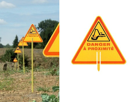 Triangle de signalisation Danger