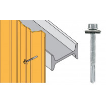 Vis inox TH autoperçeuse P13 Ø5,5 + vulca - fixation bardages bacs acier sur poutrelles