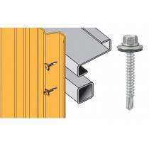 Vis inox TH autoperçeuse P5 Ø5,5 + vulca - fixation bardages bacs acier sur profilés/tubes