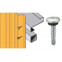 Vis inox TCB autoperçeuse P6 Ø5,5 - fixation bardages bacs acier sur profilés/tubes