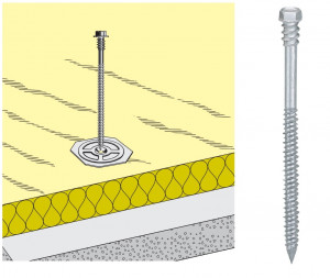 Vis TH isolant DF sur béton