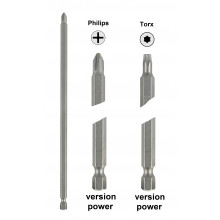 Embout de vissage de grande longueur - queue 1/4" pour visseuse