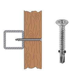 Vis Autotaraudeuses #6x3/8 Pouce - Tête Cruciforme, Inox - Lot De 100 Pièces - Neuf Uxcell