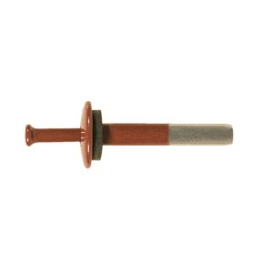 Cheville à frapper Ø4.8x30 alu/inox - laquée avec rondelle