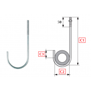 Crochets spéciaux forme D sur mesure