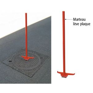 Marteau pour décoller et lever les plaques