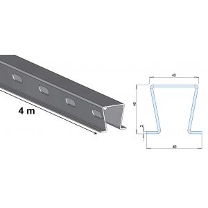 Rail profil omega