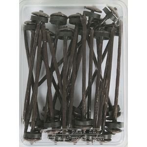 Pointes torsadées laquées pour fixation de tuile de faitage