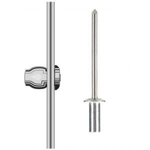 Rivet pop alu / acier étanche Ø4,8
