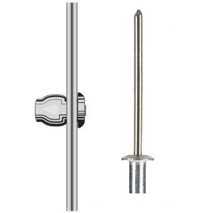 Rivet pop alu / inox étanche Ø4,8
