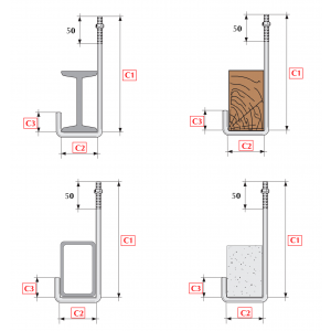 Crochets spéciaux forme A sur mesure