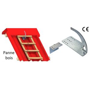 Schéma crochet sécurité bac sur bois