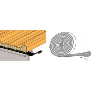 Bande mousse pré-comprimée adhésive imprégnée d'acrylique