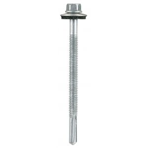 Vis inox TH autoperçeuse P13 Ø5,5 + vulca - fixation sur poutrelles