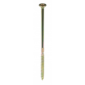 Vis tête fraisée super bois zinguée diamètre 8 pour bois (sarking)