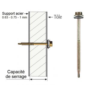 schéma Vis th P1 6.3 bichro acier